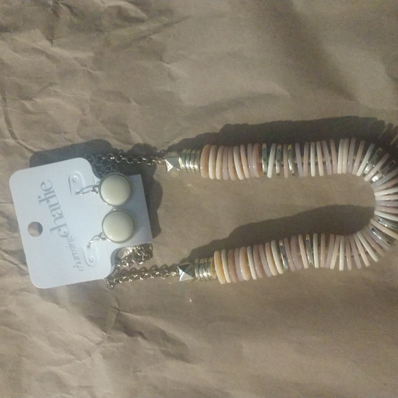 Charming Charlie earrings and necklace set - Picture 2 of 2